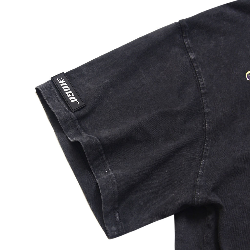 Áo thun unisex - Hugu Never Give Up - Chất vải cotton form rộng thoáng mát chính hãng