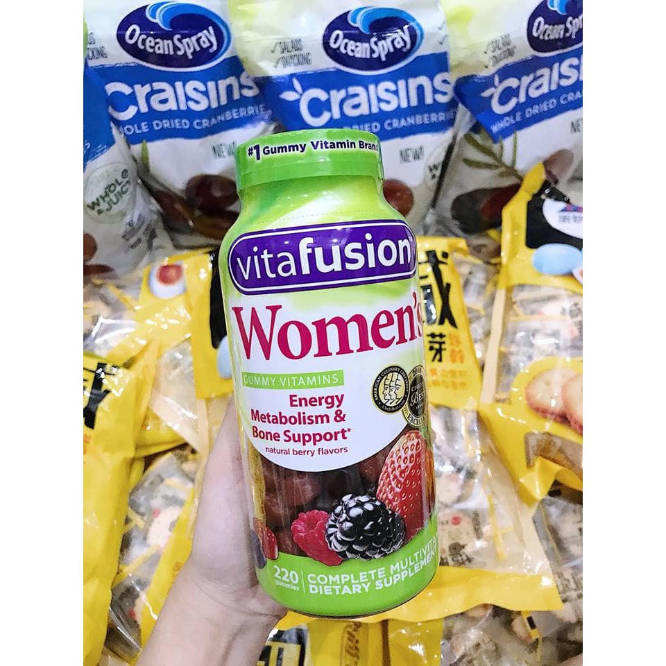 Kẹo dẻo Vitafusion Women Gummy Vitamins 220 viên dành cho phụ nữ