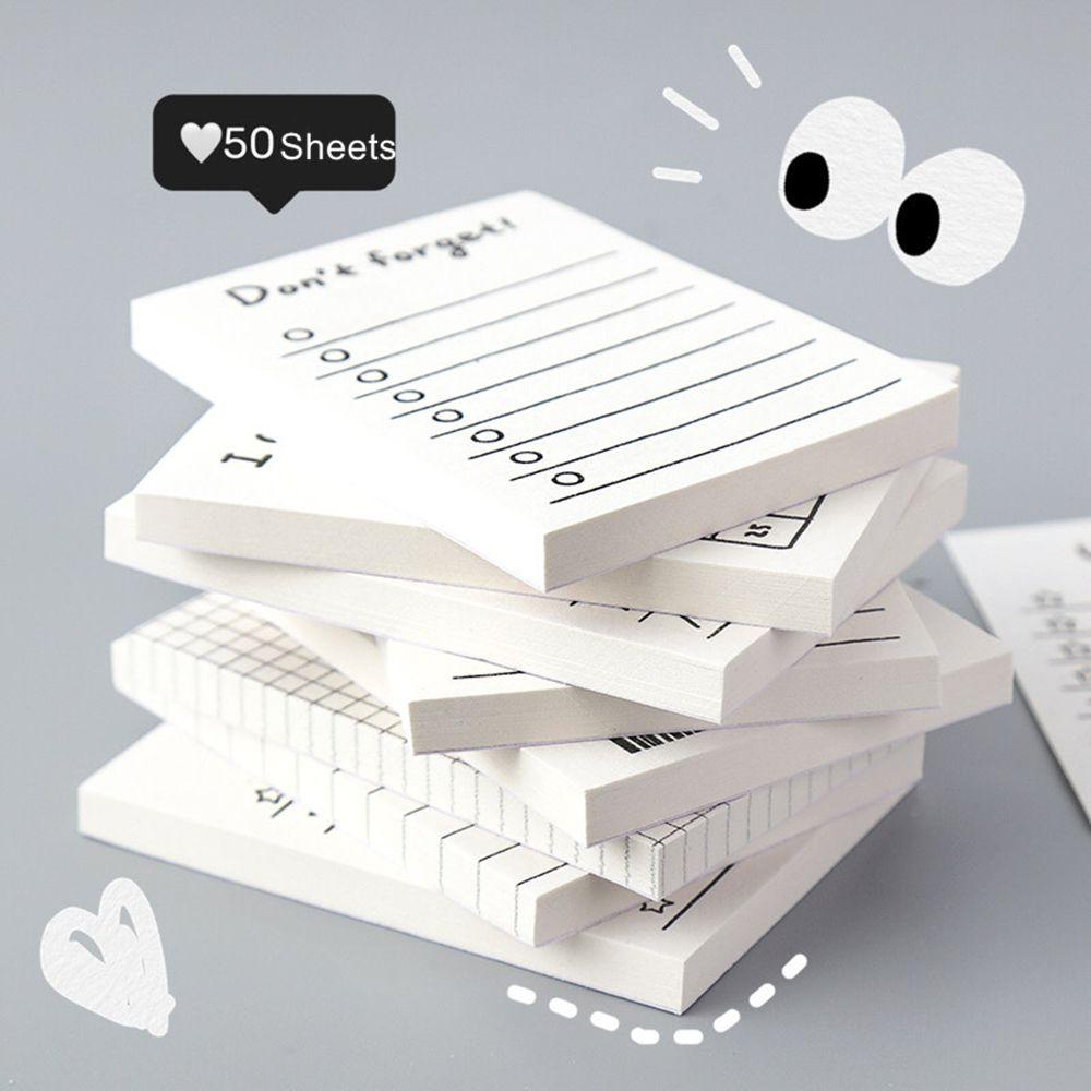 KRNY Set 50 Tờ Giấy Ghi Chú Lên Kế Hoạch Tiện Lợi