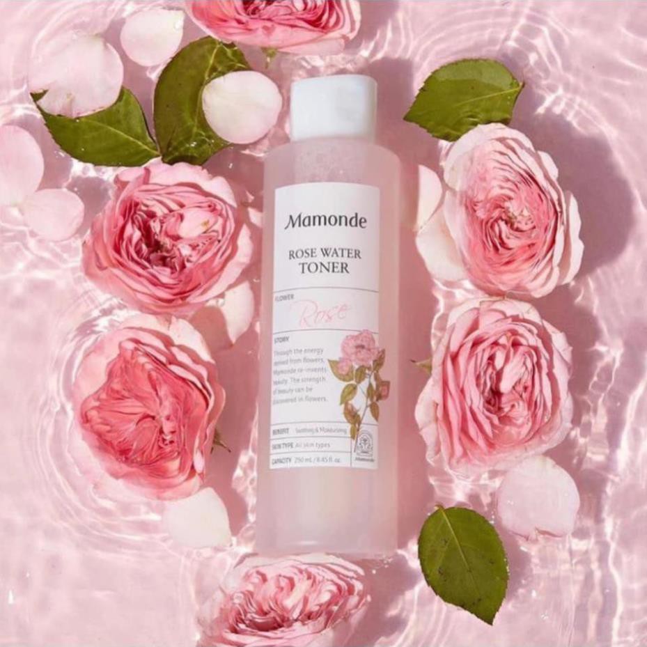 Toner Mamonde hồng - Nước hoa hồng Mamonde siêu dưỡng ẩm, không cồn - 250ml