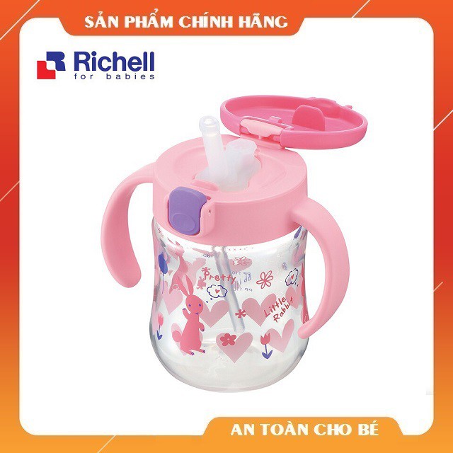 Cốc ống hút T.L.I Richell RC21410 [ Chính hãng ]