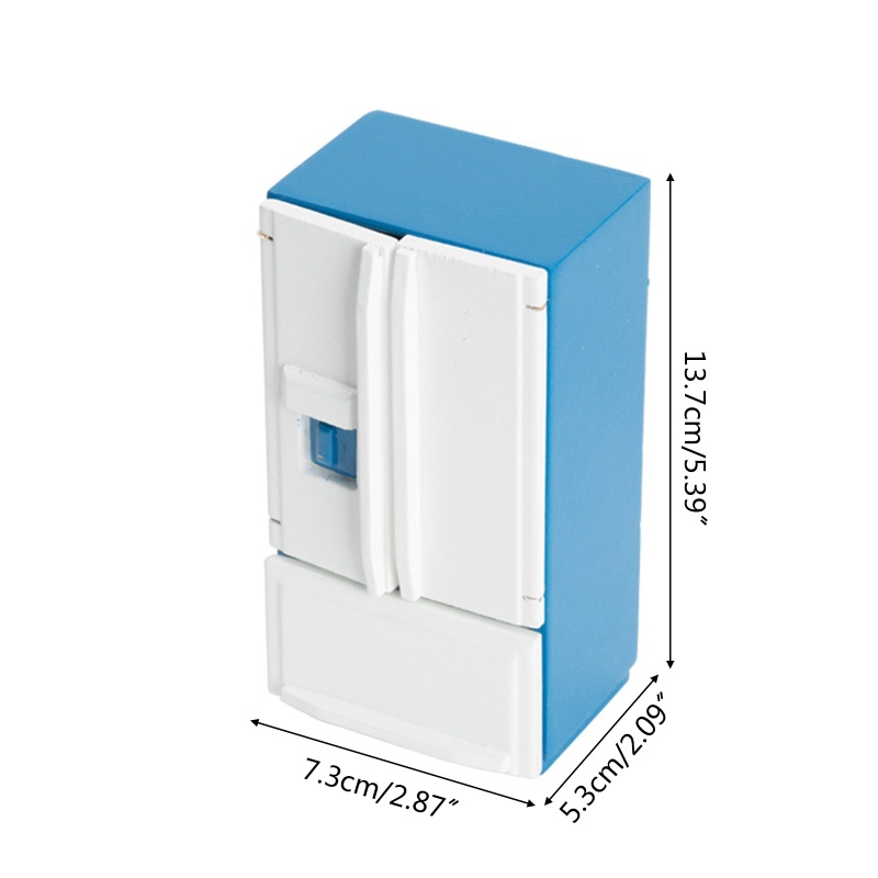 Tủ Lạnh Mini 2 87x2 1x5 4 Hai Cửa Trang Trí Nhà Búp Bê