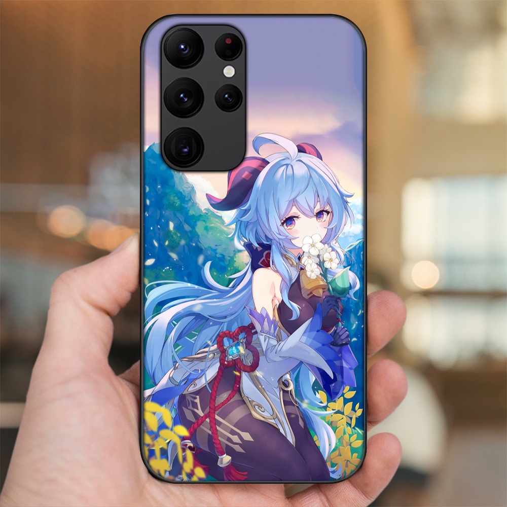 Ốp lưng Samsung S20 Ultra viền đen in hình Ganyu Genshin Impact