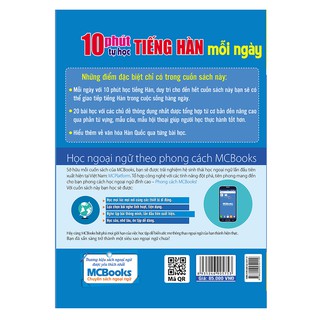 Sách - 10 Phút Tự Học Tiếng Hàn Mỗi Ngày