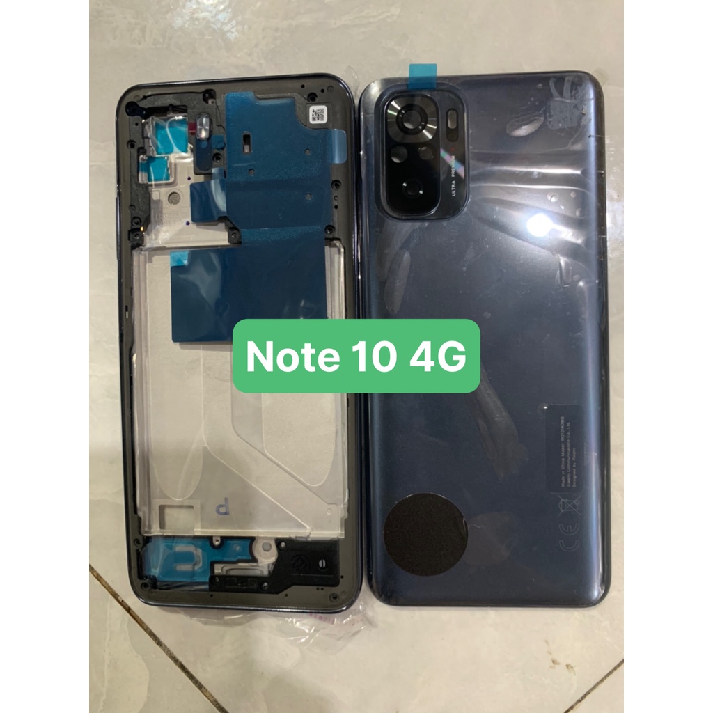 Bộ xương vỏ điện thoại full zin Redmi Note 10 - 4G