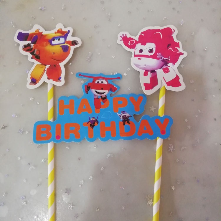 Phụ Kiện Trang Trí Bánh Kem Hình Hoạt Hình Dễ Thương