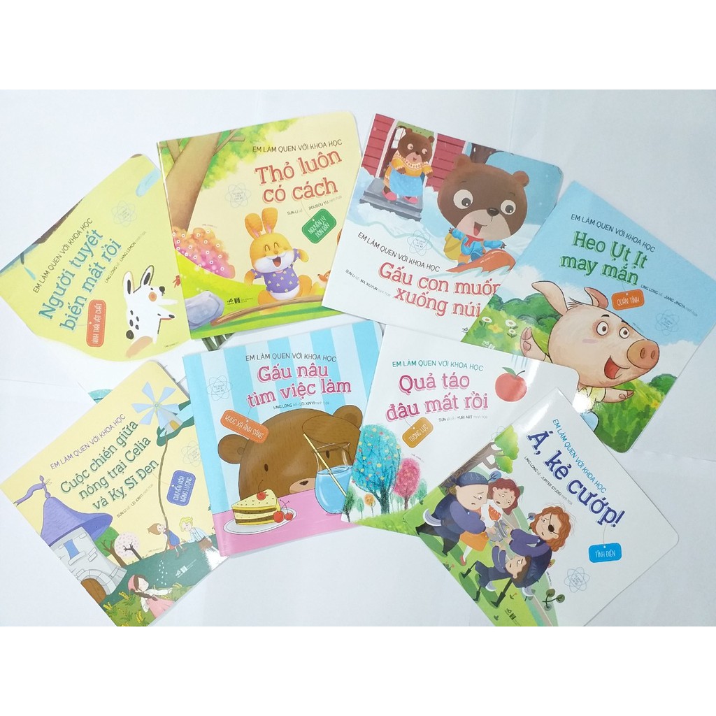 Sách - Bộ 8 cuốn Em làm quen với khoa học