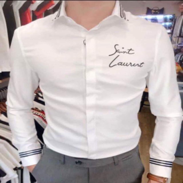 [SALE OFF SIÊU BÃO] Áo sơ mi nam thời trang cao cấp Saint Laurent