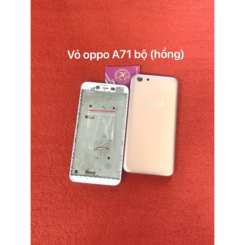 Vỏ oppo A71  luôn khung sườn + nút volume, nút nguồn
