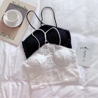 Bra ren chéo dây ngực cổ yếm