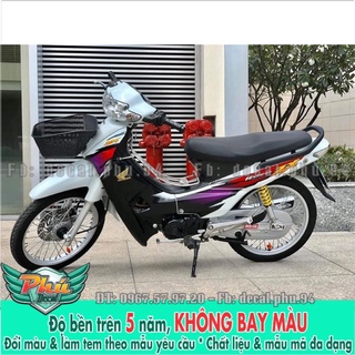 Tem rời Wave Nhỏ Zx Trắng cover cao cấp