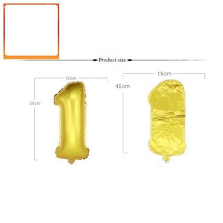 [Rẻ Vô Đich] Bóng số 1-9 trang trí sinh nhật size 40cm