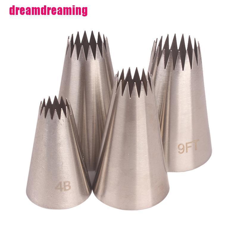 Bộ 4 dụng cụ trang trí bánh kem bằng inox chuyên dùng làm bánh kem