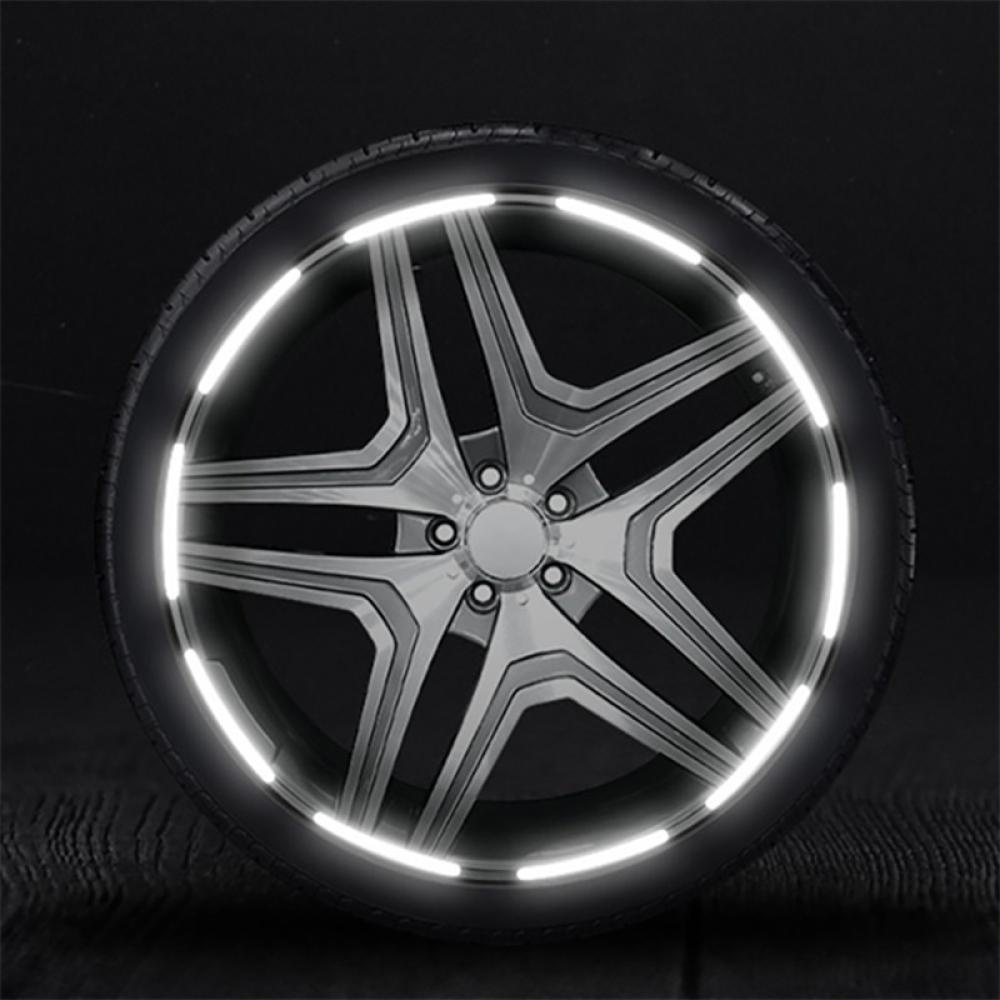 Bộ 22 Miếng Dán Phản Quang Trang Trí Vành Bánh Xe Hơi C9J5