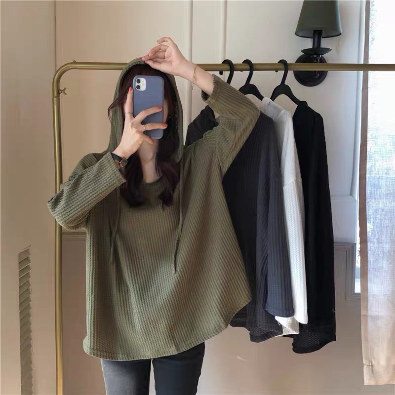 ( ORDER / BIGSIZE ) Áo Hood Len Tăm Có Nón - A283