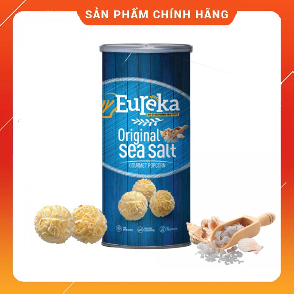 Bỏng ngô Eureka nhập khẩu Malaysia vị Muối biển thơm ngon