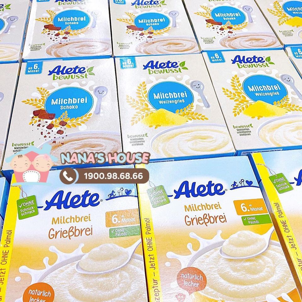 ALETE - nội địa Đức - đủ vị - 400gr - dành cho bé từ 6 tháng