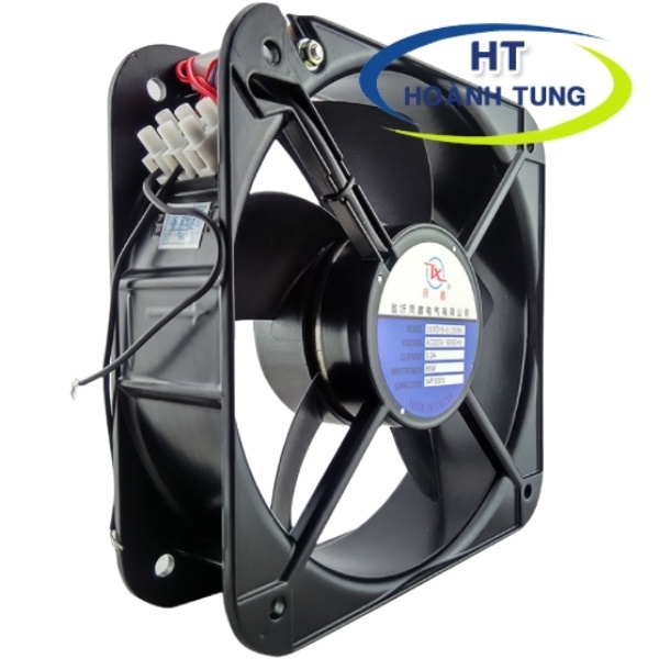 Quạt hút tủ điện 2 tấc có tụ điện kích thước 200x200x60 dây đồng vỏ nhôm giải nhiệt điện áp 220VAC chất lượng tốt
