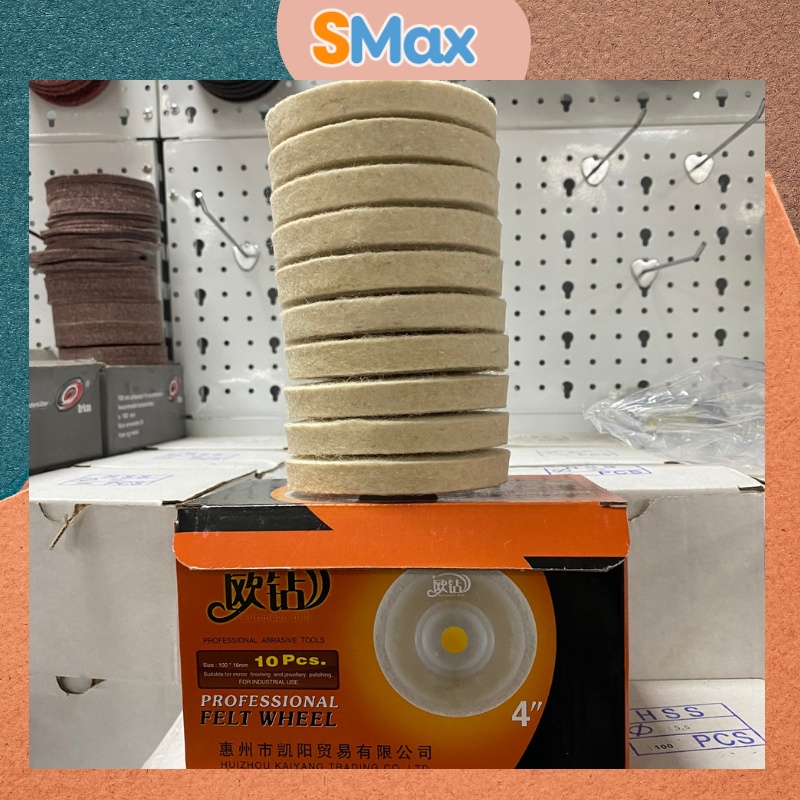 Combo 10 nỉ trắng sáng đánh bóng đá, kim loại💥 FREESHIP 💥 Đánh bóng đá hoa cương, đá granite, đá nhân tạo- Smax29