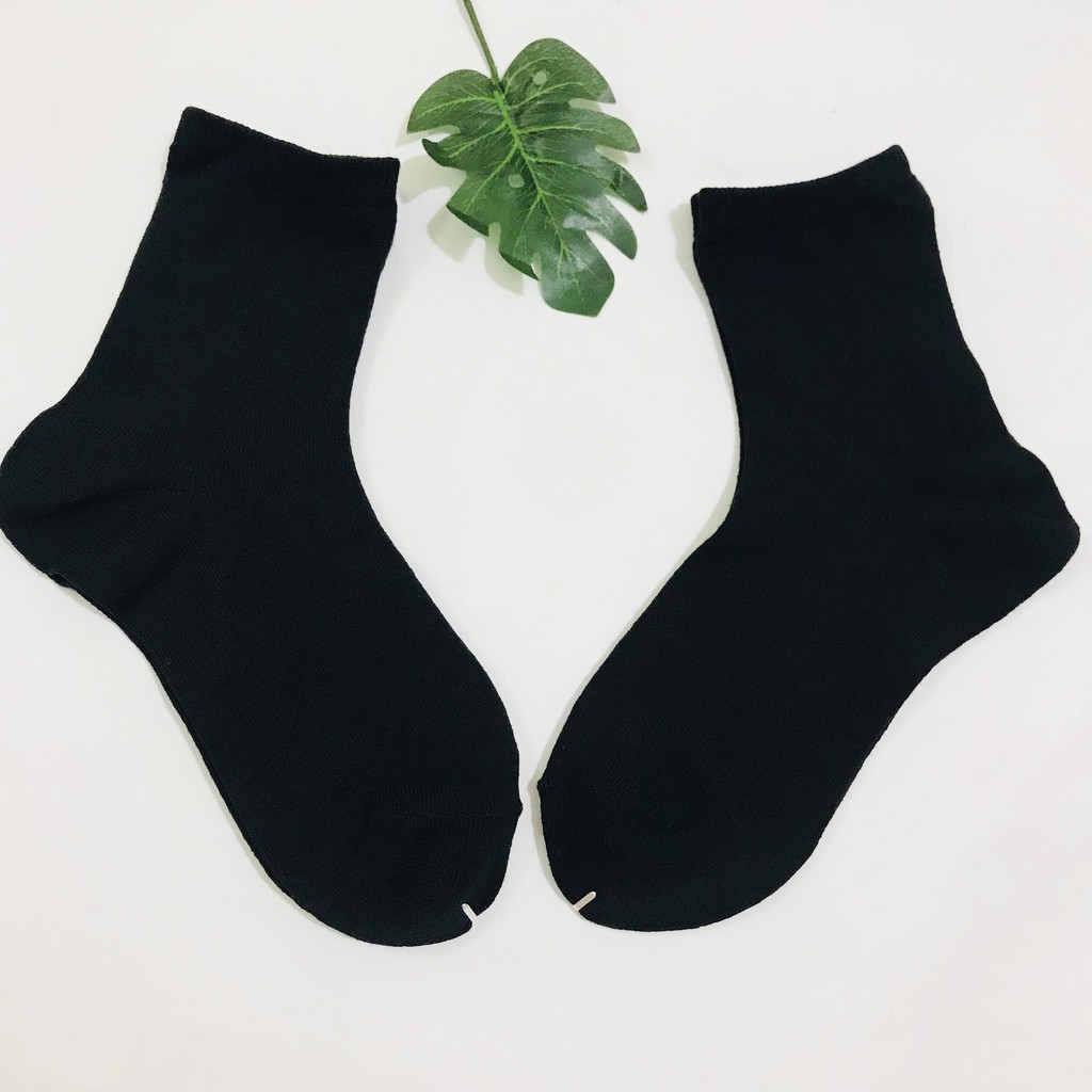 5 đôi -Tất/ vớ cổ cao chất cotton thấm hút mồ hôi, chống hôi chân. Hàng xuất Nhật (mẫu 1)
