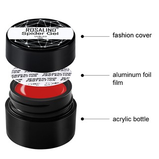 Rosalind Móng Tay Nghệ Thuật 5ml Nhện Gel DIY Thiết Kế Móng Tay Điểm Để Dòng Vẽ Và Tranh Trang Trí Kéo Lụa Nhện Gel