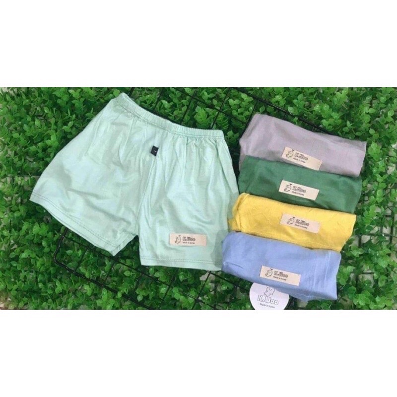 Quần đùi thun lạnh Kwoo size 5 cho bé 10-13kg