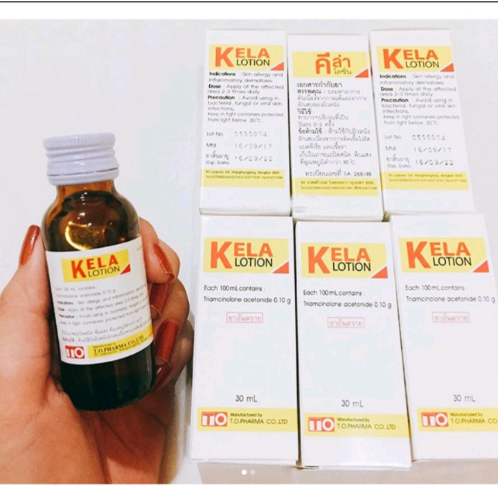 Viêm nang lông Kela Thái Lan chai to 60 ml