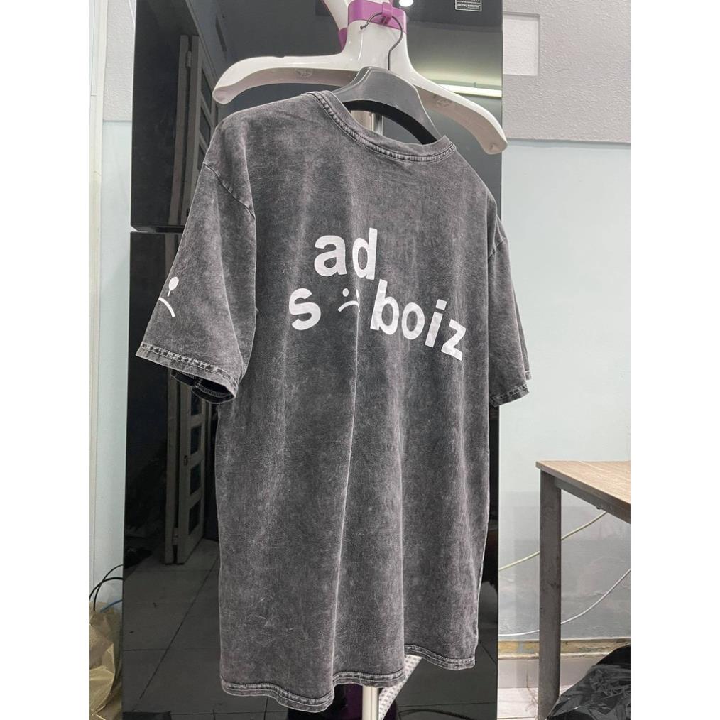 Áo thun wash sad boiz nam nữ áo thun washed sadboiz unisex Full tag TAHAYA Shop