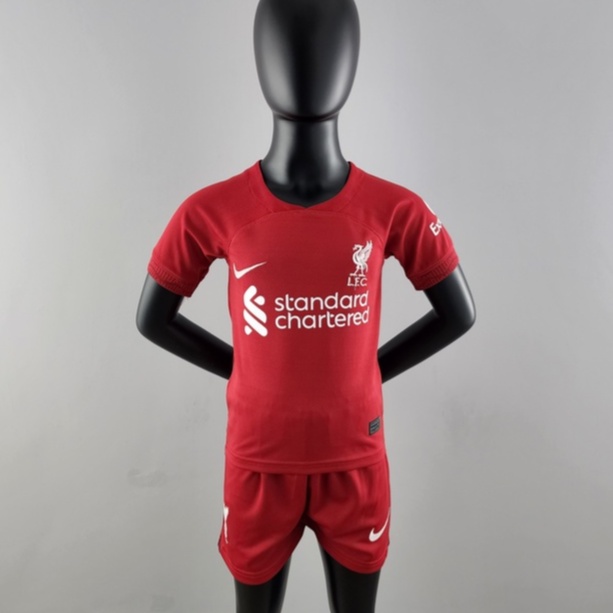 Bộ Quần Áo Bóng Đá Đội Tuyển Liverpool Số 16-28 Thời Trang Cho Trẻ Em 2022/23