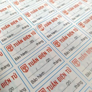 In tem vỡ 🛎FREESHIP🛎 In tem bể, tem bảo hành, tem niêm phong, tem chống hàng giả theo yêu cầu - E printing -