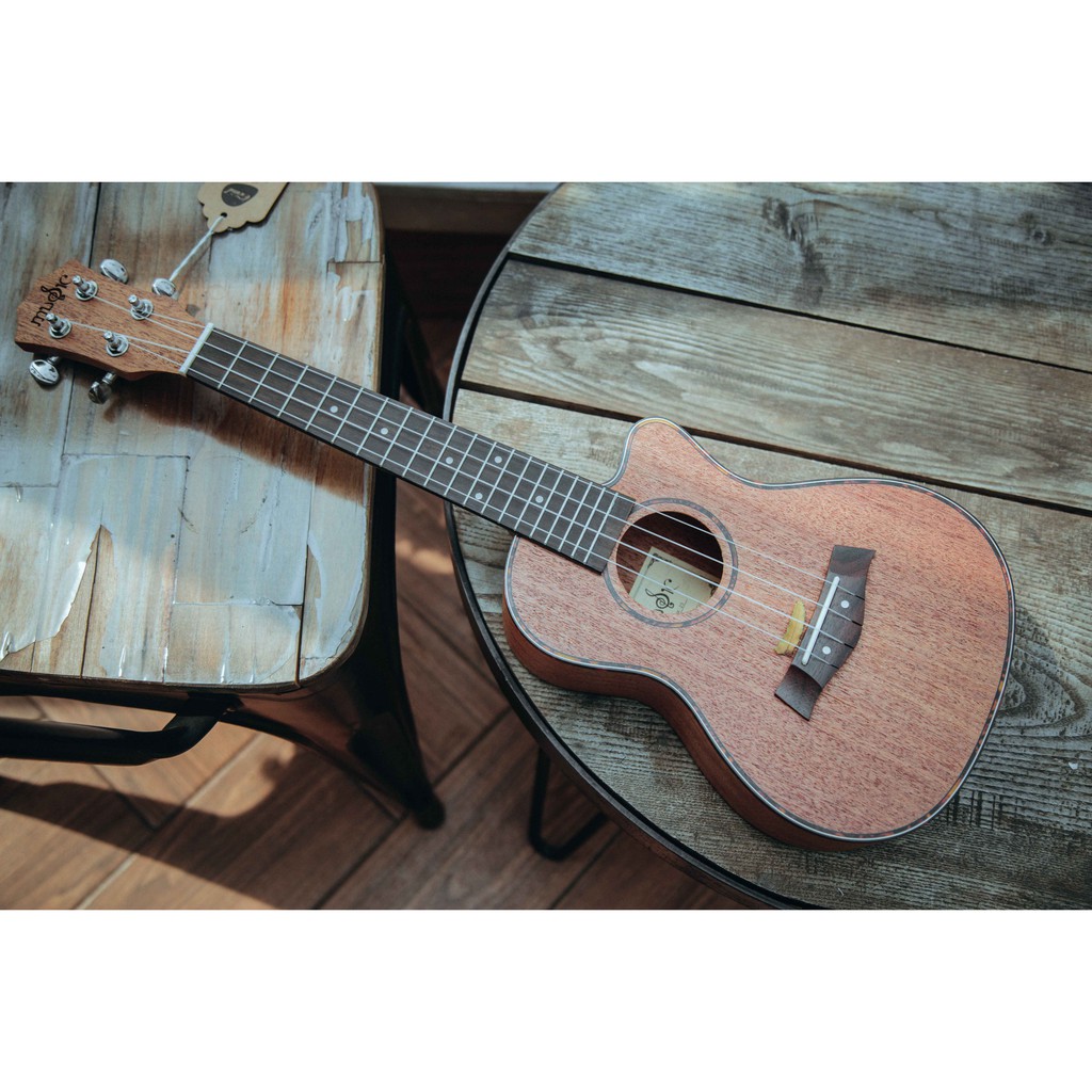 [Giá Hủy Diệt] Đàn Ukulele Tenor 26inch Khuyết Âm Cực Hay (Tặng Kèm Full 9 Món Phụ Kiện)