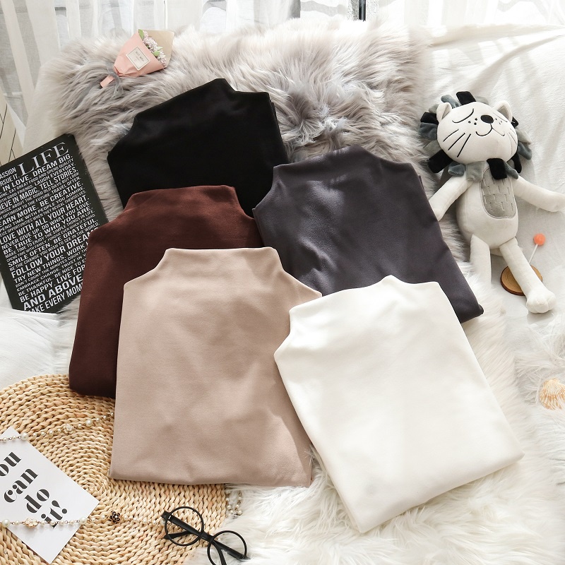 Áo Thun Nữ Dài Tay Màu Sắc Nhã Nhặn Thời Trang