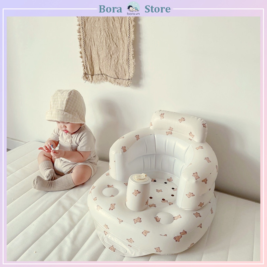 Ghế hơi tập ngồi cho bé cao cấp phong cách Hàn Quốc, phù hợp cho bé từ 4 tháng tuổi