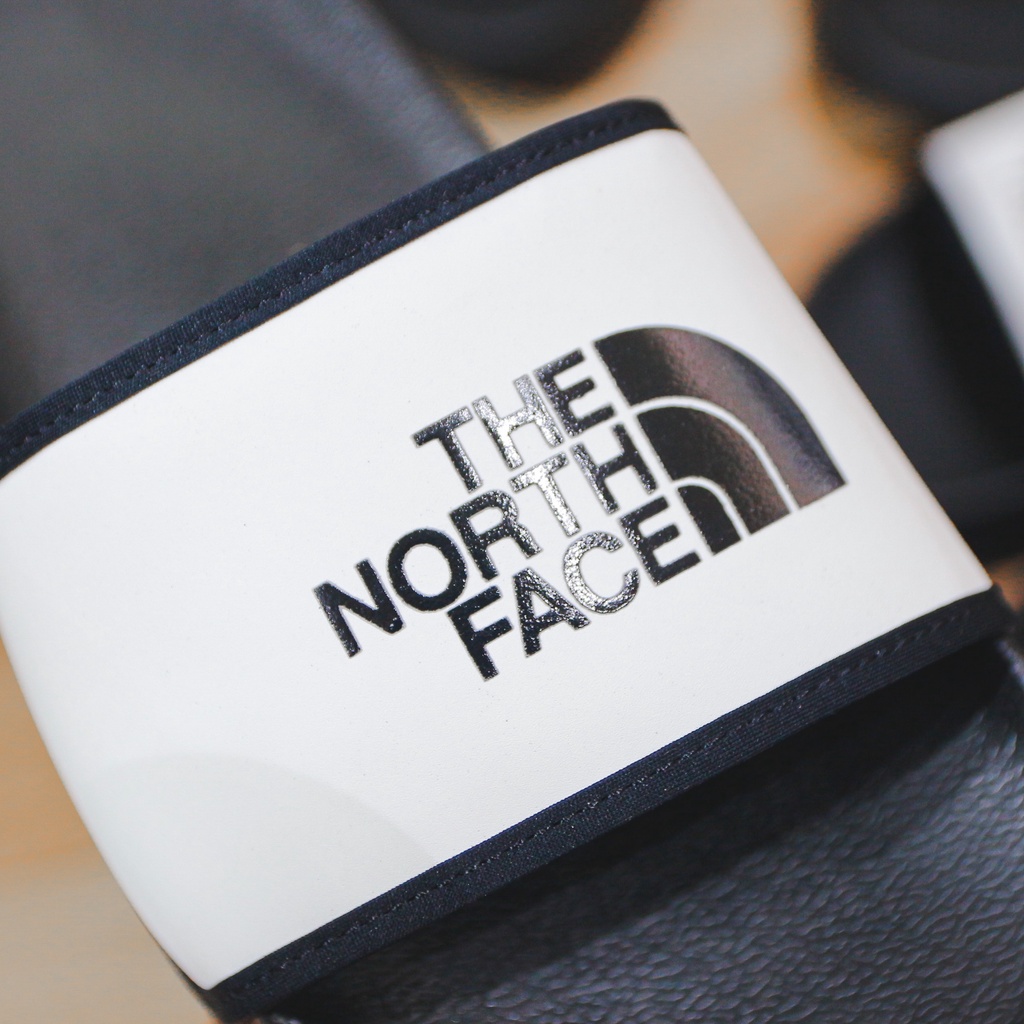 Dép big size the north face mix trắng đen mẫu mới