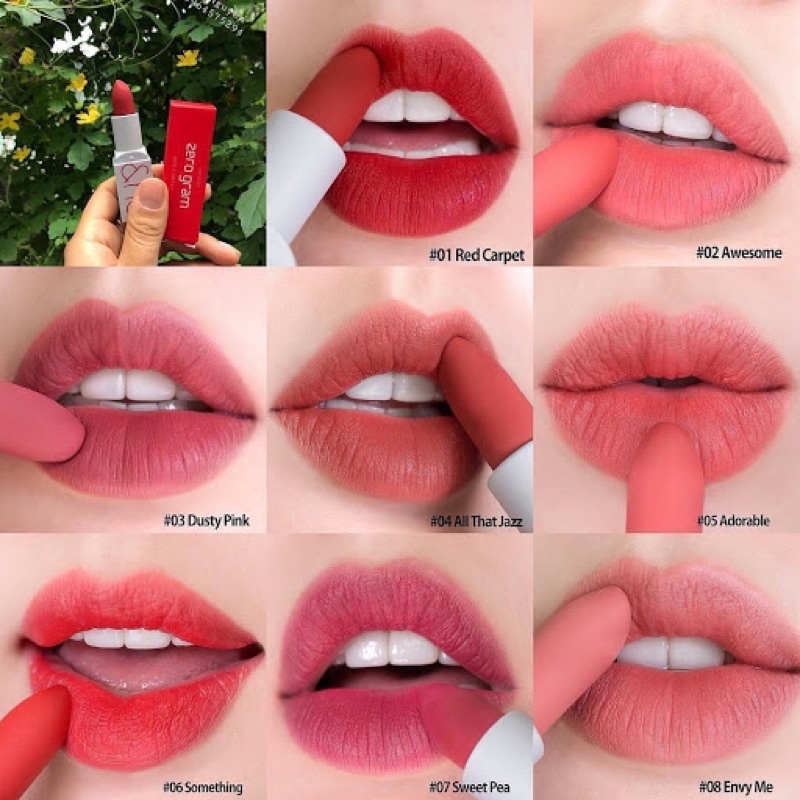 Son Thỏi Lì Siêu Nhẹ Môi Romand Zerogram Matte Lipstick 3.5g