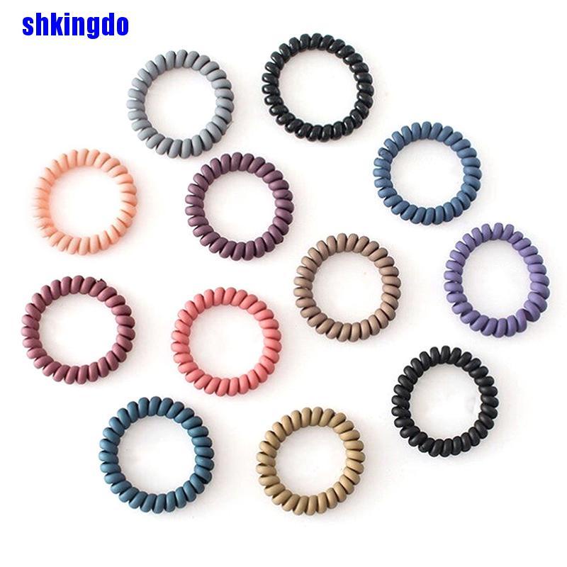 Dây buộc tóc bằng cao su mặt nhám phát sáng trong tối độc đáo cho nữ