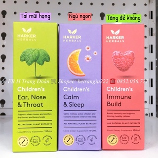 Siro Harker hồng cho bé từ sơ sinh - 150ml