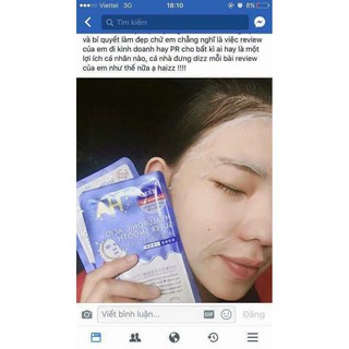 Mặt nạ HA trắng da, tái tạo da