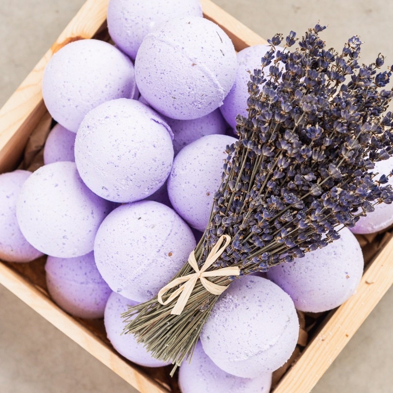 Bom tắm Lavender (Bath Bomb Lavender)