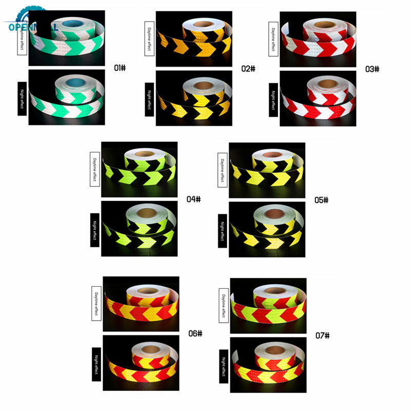 Cuộn Băng Dán Phản Quang Cảnh Báo An Toàn 5cm X 300cm