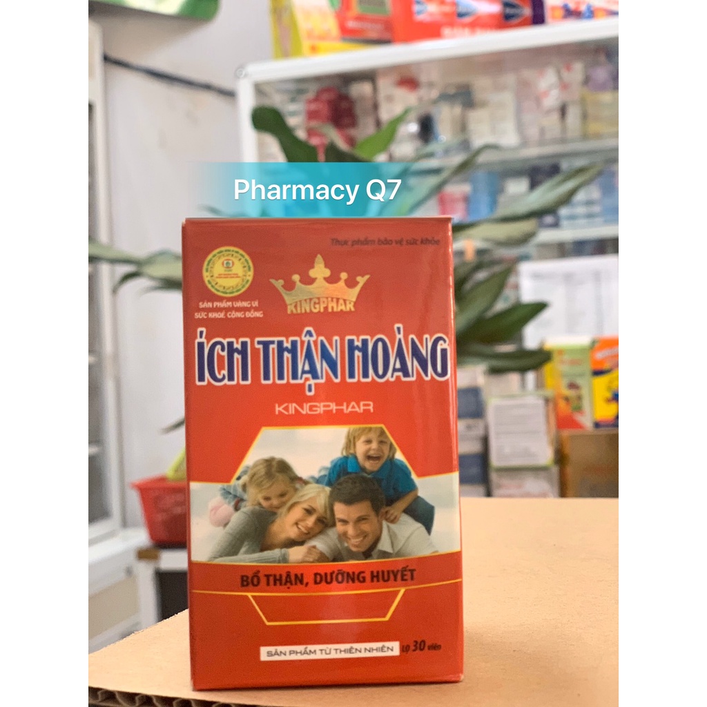 ÍCH THẬN HOÀNG - Bổ thận, dưỡng huyết (Lọ 30 viên)