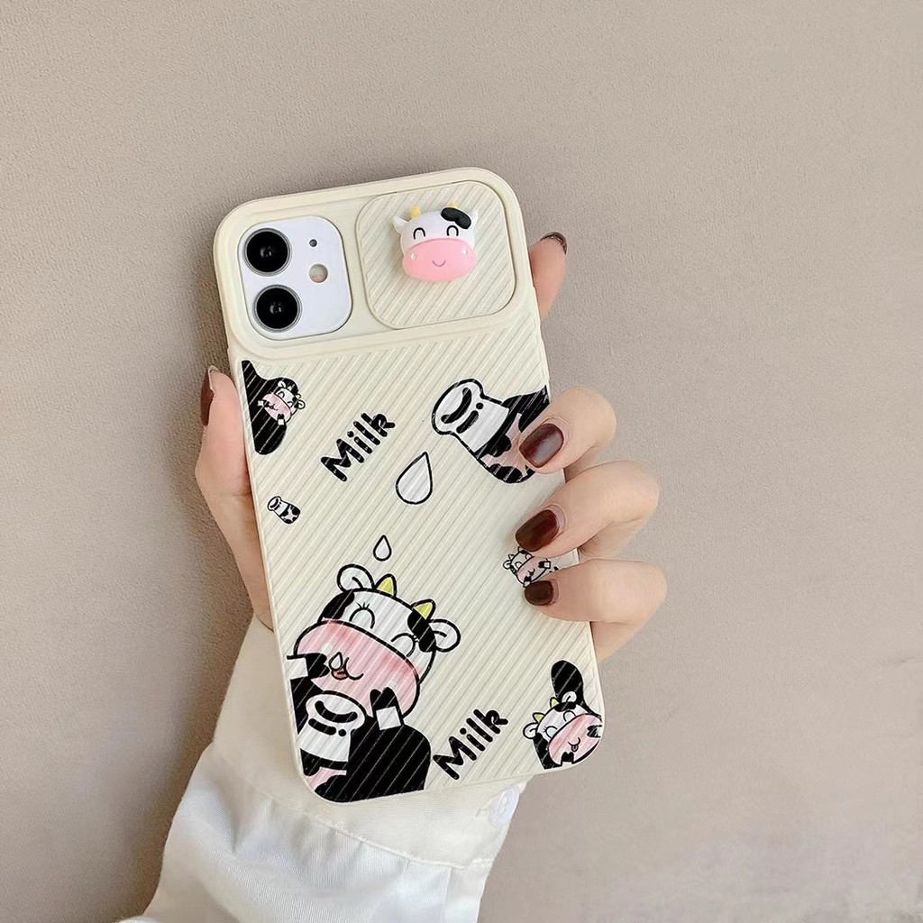 Cow Ốp Điện Thoại In Hình Dễ Thương Cho Iphone 7 7 Plus8 8plus Xr X / Xs Xs Max 11 11 Pro Max 12 12 Pro 12 Pro Max | BigBuy360 - bigbuy360.vn