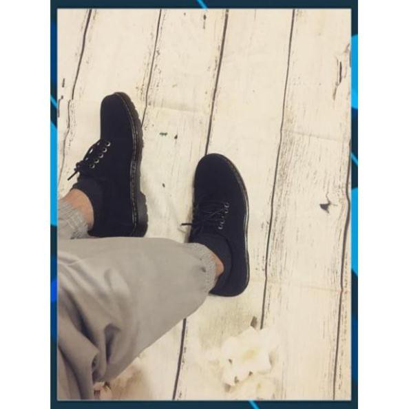 Tết Xả Mới - Giày Dr Martens Da Bò Lộn -Bảo Hành 12 Tháng AL6 . #