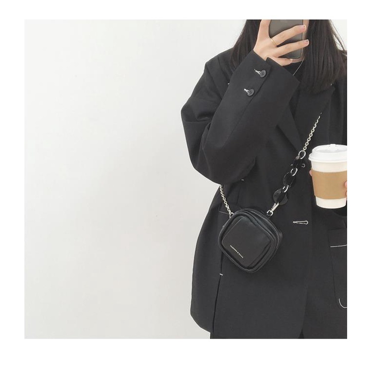 Túi Đeo Chéo Mini Hình Vuông Màu Macaron Phong Cách Phương Tây Thời Trang Mùa Hè Mới 2022