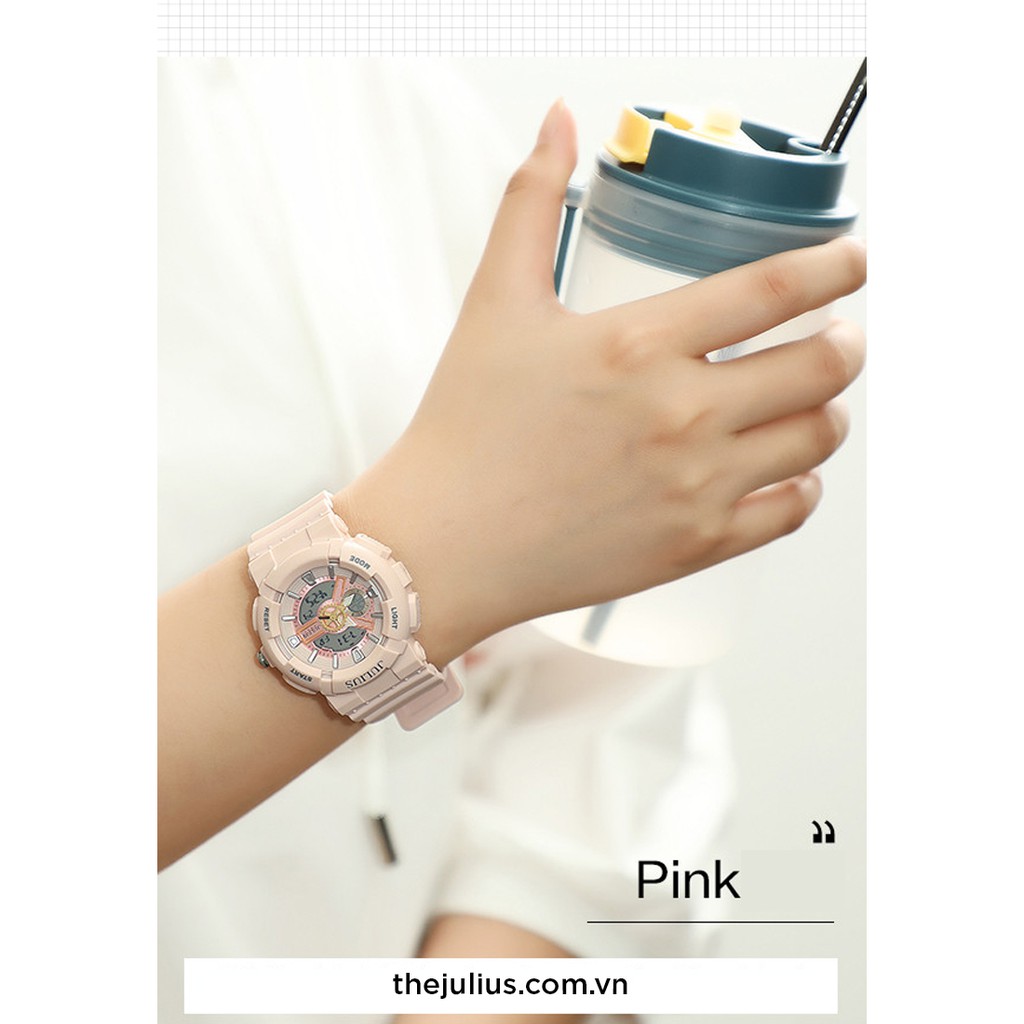 Đồng Hồ Nữ Julius JA-1276C Hàn Quốc Điện Tử