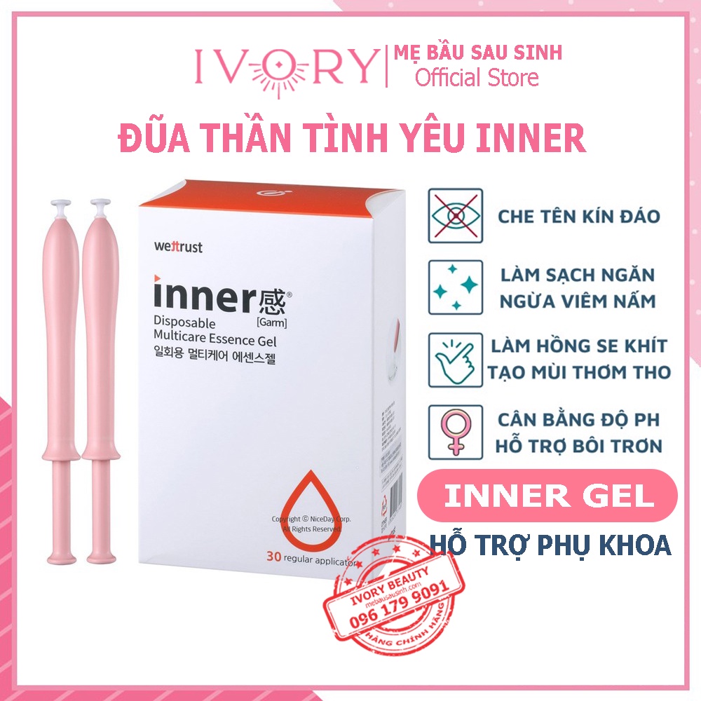 Đũa Thần Inner Gel CHÍNH HÃNG Dung Dịch Vệ Sinh Phụ Nữ Inner Se Khít Vùng Kín Số 1 Hàn Quốc Sạch Thơm Làm Hồng Cô Bé