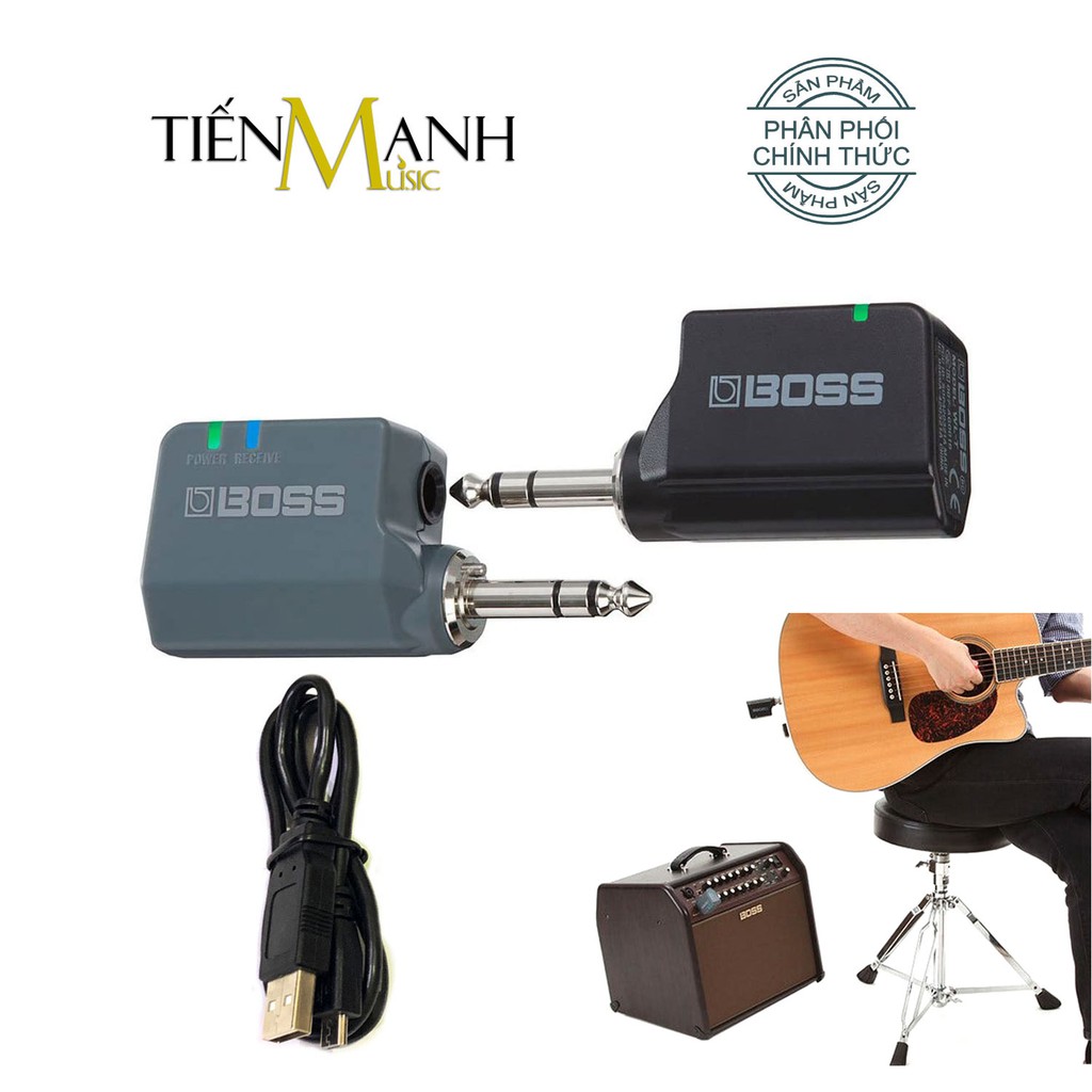 Boss WL-20L Bộ Thu Phát Tín Hiệu Không Dây Wireless System (Pin sạc, Dùng cho Đàn Guitar và mọi loại Nhạc Cụ khác WL20L)