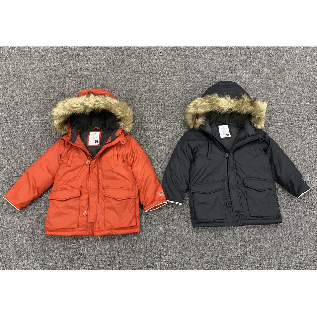 Áo Khoác Phao Parka đại hàn Bé trai và gái cao cấp G-AP mềm ấm đẹp chỉ dư size 4 và 5 cho bé từ 15kg đến 22kg XanhHouse