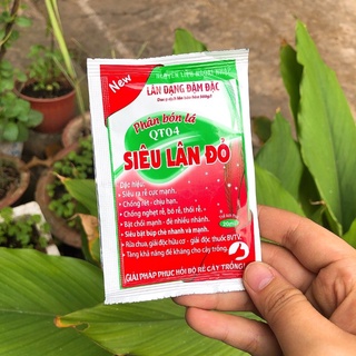 PHÂN BÓN LÁ SIÊU LÂN ĐỎ ĐẬM ĐẶC QT04 - 20ml