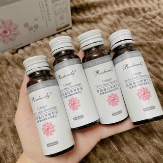 Collagen rose beauty yến trắng da hộp 8 chai